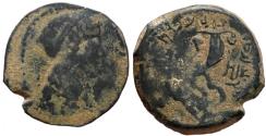 Ancient Coins - NABATAEA. Obodas II . Petra mint. Year 4