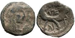 Ancient Coins - Aretas IV with shaqilat .9 BCE-40 CE.