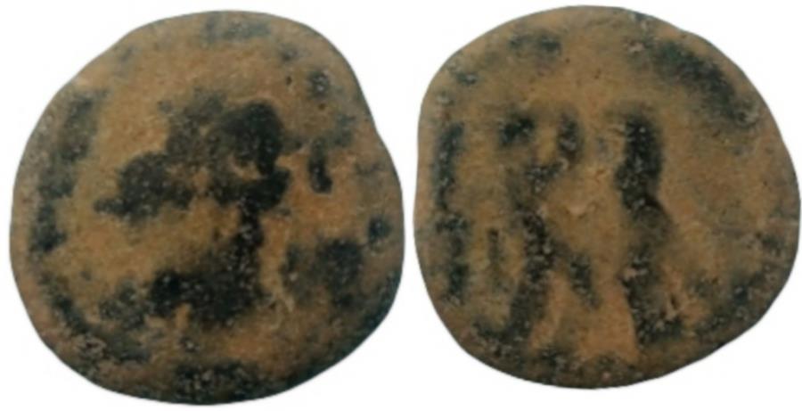 Ancient Coins - PTOLEMAIC KINGDOM, PTOLEMY VI. 180-164 BC. TWO EAGLES, CORNUCOPIA