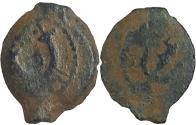 Ancient Coins - Herod the Great, 37 BC - 4 AD. Hendin 1189. Very Rare