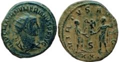 Ancient Coins - Valerian, AE Antoninianus, AD 255,