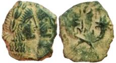 Ancient Coins - Rabbel II with Gamilat. AD 70-106.