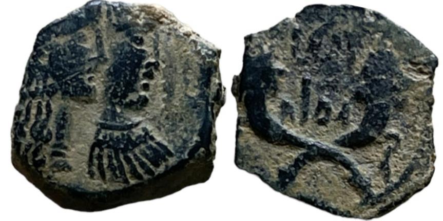 Rabbel II with Gamilat. AD 70106. Ancient Eastern Coins