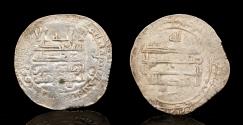 World Coins - ABBASID: al-Muqtadir, 908-932, AR dirham Mint: Dimashq, Date: 311h , clear mint & date, VF, Rare