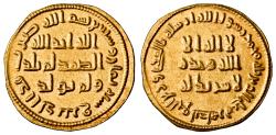World Coins - Umayyad Caliphate, ʿAbd al-Malik, AV Dinar AH 78, NGC MS 65, Top Pop