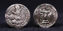 Ancient Coins - SASANIAN KINGDOM: Shahpur (Sabuhr) I, 241-272, AR obol