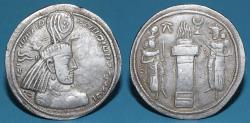 Ancient Coins - Sasanian Kingdom. Narseh (AD 293-303). Silver Drachm