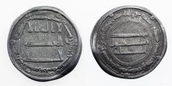 Ancient Coins - Islamic Coins, Abbasid, temp . al-Mansur, Silver Dirham, Mint: Ardashir Khurra Date: 146h,(A 213).rare.