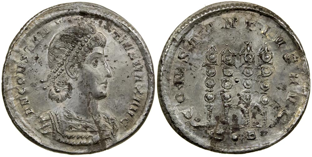 Constantius II, Miliarense,. AD 337-361 as Augustus. Rare. | Roman