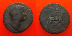 Ancient Coins - Hadrian AD 117-118. Rome, dupondius