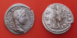 Ancient Coins - SEVERUS ALEXANDER 222-235, 226 AD, SILVER DENARIUS