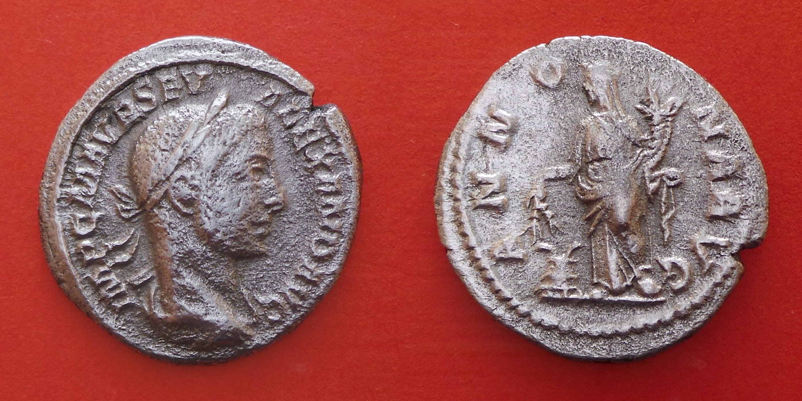 SEVERUS ALEXANDER 222-235, 226 AD, SILVER DENARIUS | Roman
