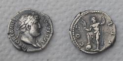 Ancient Coins - HADRIAN (AD 117-138) Denarius. Rome. Silver.