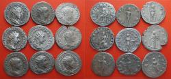 Ancient Coins - Lot of 9 Gordian III (238-244), antoninianus