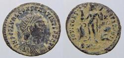 Ancient Coins - Constantine AE follis 321-324 AD. Radiate