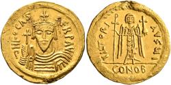 Ancient Coins - Phocas, 602-610. Solidus (Gold, 21 mm, 4.45 g, 6 h),