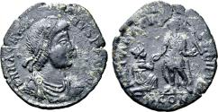 Ancient Coins - Magnus Maximus BI 23mm. Arelate, AD 383-388.  Scarce