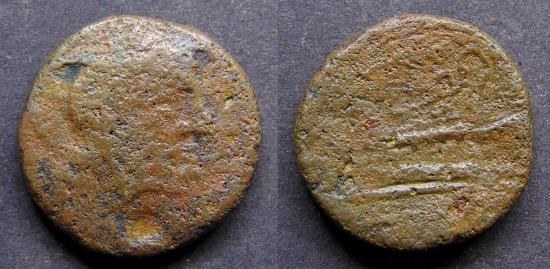 Ancient Coins - Roman Republic Æ Sextans. Corn-ear and KA series - Pedigree: RBW Collection