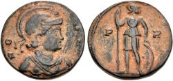 Ancient Coins - Commemorative Series. AD 330-354. Æ Follis (15mm, 2.12 g, 6h). Rome mint. Struck under Constantius II, circa AD 348.