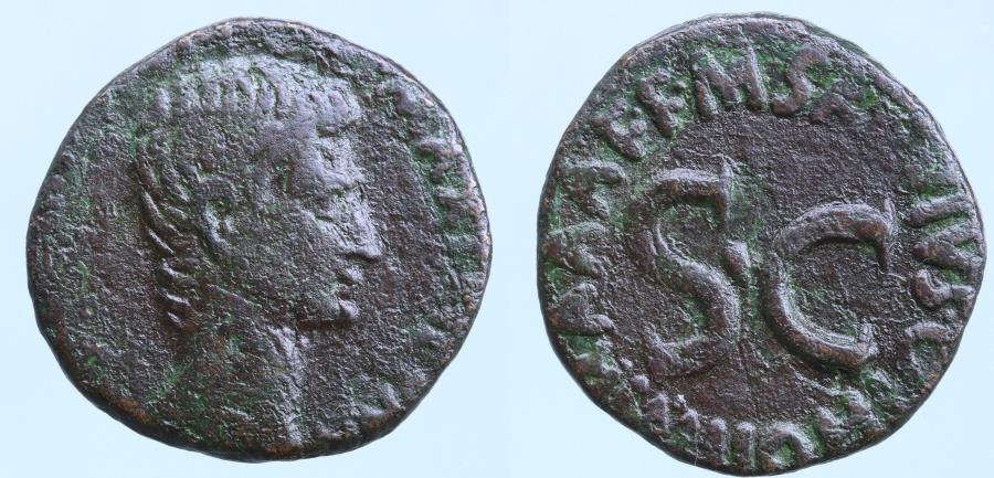 Augustus Ae As M Salvius Otho Moneyer Ae As 7 Roman Imperial Coins