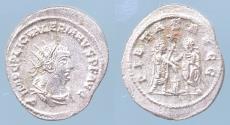 Ancient Coins - Valerian I. A.D. 253-260. BI antoninianus (25 mm, 4.19 g, 12 h)