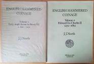 Ancient Coins - North J.J., English Hammered Coinage - Volume I and II: Early Anglo-Saxon - Henry III (c. 650-1272) + Edward I to Charles II (1272-1662). London, 1975-1980.
