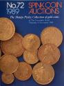 Ancient Coins - Spink Coin Auctions, No. 72 The Sharps Pixley Collection of gold coins. London, 9 November 1989.