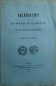 Ancient Coins - De Longperier H. - Recherches sur Les Insignes de la Questure et sur les Recipients Monetaires. Paris 1868.