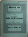 Ancient Coins - Glendining & Co., Catalogue of the important Indian Gold & Silver Coins collected by Sir George Morton O.B.., M.C. of Rectory House. Marlborough. 23th July 1951.