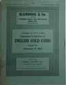 Ancient Coins - Glendining & Co. Catalogue of Part I of the Important Collection of English Gold Coins formed by Alderman H. Hird. London, 30 May 1961.