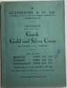 Ancient Coins - Glendining & Co. Catalogue of the important collection of Greek gold and silver coins. London 18-20 April 1955. [Collection Count De Laval]
