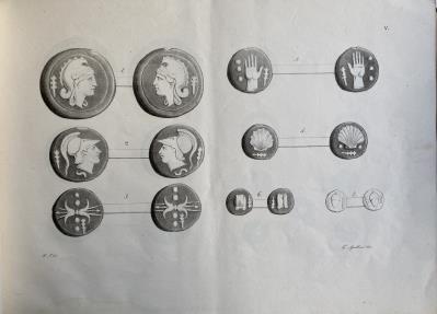 Ancient Coins - Marchi, G, Tessieri, P. L' Aes Grave del Museo Kircheriano 1839 VERY RARE