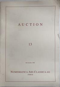 Ancient Coins - Numismatica Ars Classica Auction 13, Zurich 8 October 1998. Greek Coins of Magna Graecia and Sicily ex Collection Antikenmuseum Basel und Sammlung Ludwig.