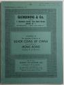 Ancient Coins - Glendening & Co. Catalogue of the Important Collection of Silver Coins of China and the Colony of Hong Kong formed by W.von Halle Esq. London 24 November 1966.  IMPORTANT SALE