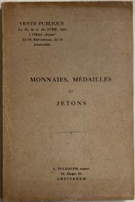 Ancient Coins - Fuldauer L. Catalogue of  Monnaies, Medailles et Jetons. Amsterdam, 18, 19 e 20 Avril 1910.