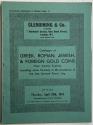 Glendining & Co., Catalogue of Greek, Roman, Jewish & foreign gold coins. Including some formerly in the possession of the late Leonard Forrer.  London, 29th April, 1954.