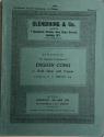 Ancient Coins - Glendining & Co., Catalogue of the Important Collection of English Coins in Gold, Silver and Copper formed by K. V. Graham Esq. 12th June 1963.