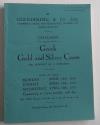 Ancient Coins - Glendining - Catalogue of the important collection of Greek Gold and Silver Coins The Property of a Nobleman. 1955