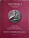 Ancient Coins - M & M Munzen und Medaillen Auction 1, Greek Coins, Greek Imperial Coins, Roman and Byzantine Coins. New York, 7 December 1997.