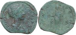 Ancient Coins - ROMAN EMPIRE: Crispina (died AD 183), AE As (28mm, 9.67g), Rome Mint, AD 178-19, Juno Reverse