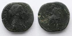Ancient Coins - ROMAN EMPIRE: Crispina, Augustus, AD 178-182, AE Sestertius (30mm, 22.35g), Salus Reverse