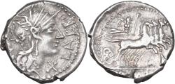 Ancient Coins - ROMAN REPUBLICAN: Q. Fabius Labeo, 124 BC, AR Denarius (19mm, 3.93g)