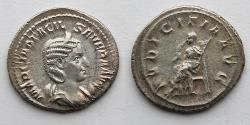 Ancient Coins - ROMAN EMPIRE: Otacilia Severa, AD 244-249,  AR Antoninianus (24.5mm, 4.20g), Rome Mint