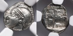 Ancient Coins - GREEK: Ionia Phocaea, c. 6th to 5th Century BC, AR Diobol or Hemidrachm, NGC XF
