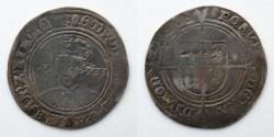 World Coins - ENGLAND: Edward VI, Son of Henry, VIII, 1547-1553, Silver Shilling