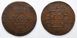 World Coins - BRAZIL: Colonial, Joao VI, 1816-1822, 20 Reis (30mm, 4.83g), Contemporary Counterfeit of Rio de Janero Mint