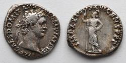 Ancient Coins - ROMAN EMPIRE: Domitian, AD 81-96, AR Denarius (19mm, 3.23g)