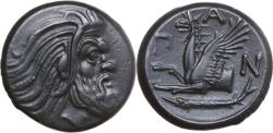 Ancient Coins - GREEK: Cimmerian, Bosporos, Pantikapaion, AE (21mm, 7.42g)