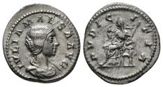 Ancient Coins - ROMAN EMPIRE: Julia Maesa, Augusta, 218-224/5, AR Denarius (18mm, 3.45g), Pudicitia Reverse, Rome Mint