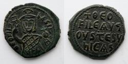 Ancient Coins - BYZANTINE EMPIRE: Theophilus, AD 829-842, Half Follis (24mm, 5.01g), Constantinople Mint
